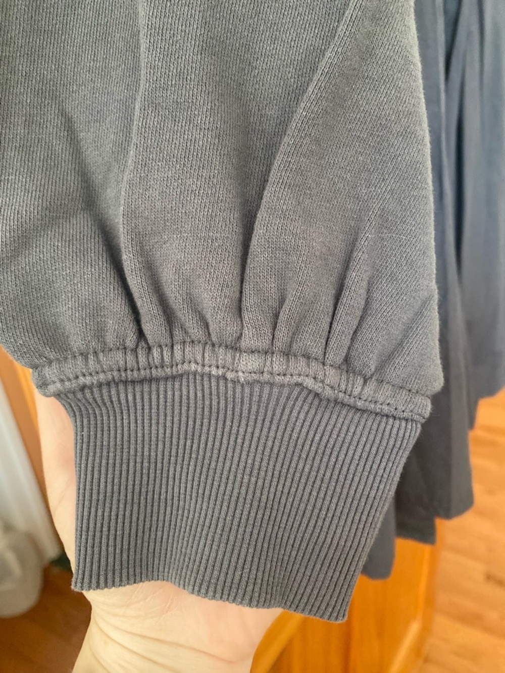 Free People Eleanor Sweatshirt Mini Dress Pleated Babydoll Oversized NWT S - Picture 9 of 15